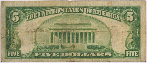 1928 $5 Federal Reserve note Serial number #22882277 Unique & Rare Chicago FRN - Picture 2 of 2