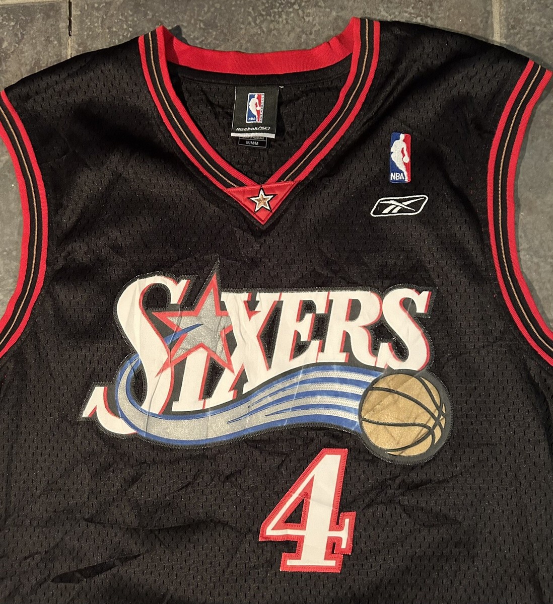 Philadelphia 76ers Chris Weber Reebok Swingman Jersey Adult Medium