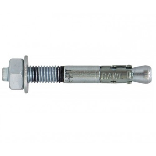 RAWL PLUG - M10 X 80MM THROUGHBOLT ZINC FLAKE - Pack of 50