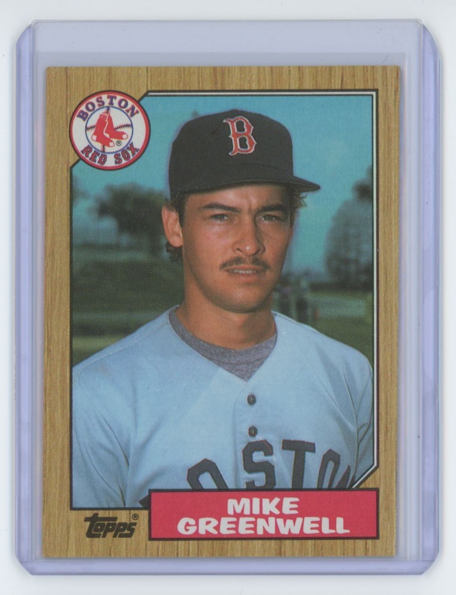 1987 Topps Mike Greenwell Rookie Baseball Card #259 | eBay