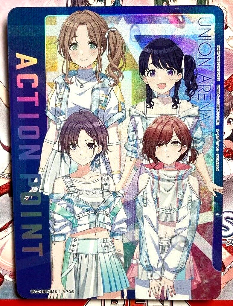 Union Arena Card Idol Master Shiny Colors Action Point AP Rare Japanese Blue