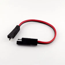 1x SAE To SAE DC Power Battery Automotive Connector Adapter Cable Wire 14AWG 1FT