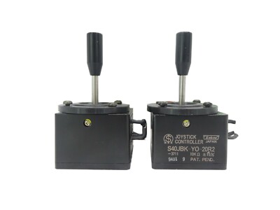 Sakae S40JBK-YO-20R2-3711 Microscope Joystick Lot of 2 Nikon