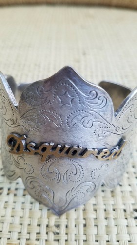 Men's "DSQUARED2 " Silver Cuff Bracelet - Picture 2 of 5