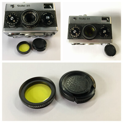 Yellow Filter for Rollei 35 35B 35TE with cap