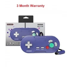 Retro-Bit LegacyGC Wired Controller GameCube and Wii Indigo