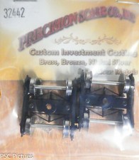 Escala de precisión HO #32442 camiones construidos, base de rueda con cojín completo aliado (1 par)