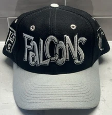 Atlanta Falcons Drew Pearson Bubble Graffiti SnapBack Hat 90s Preowned NFL