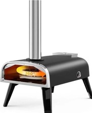Aidpiza Pizza Oven 12 in Wood Pellet Outdoor Portable Backyard Woodfired Pizza