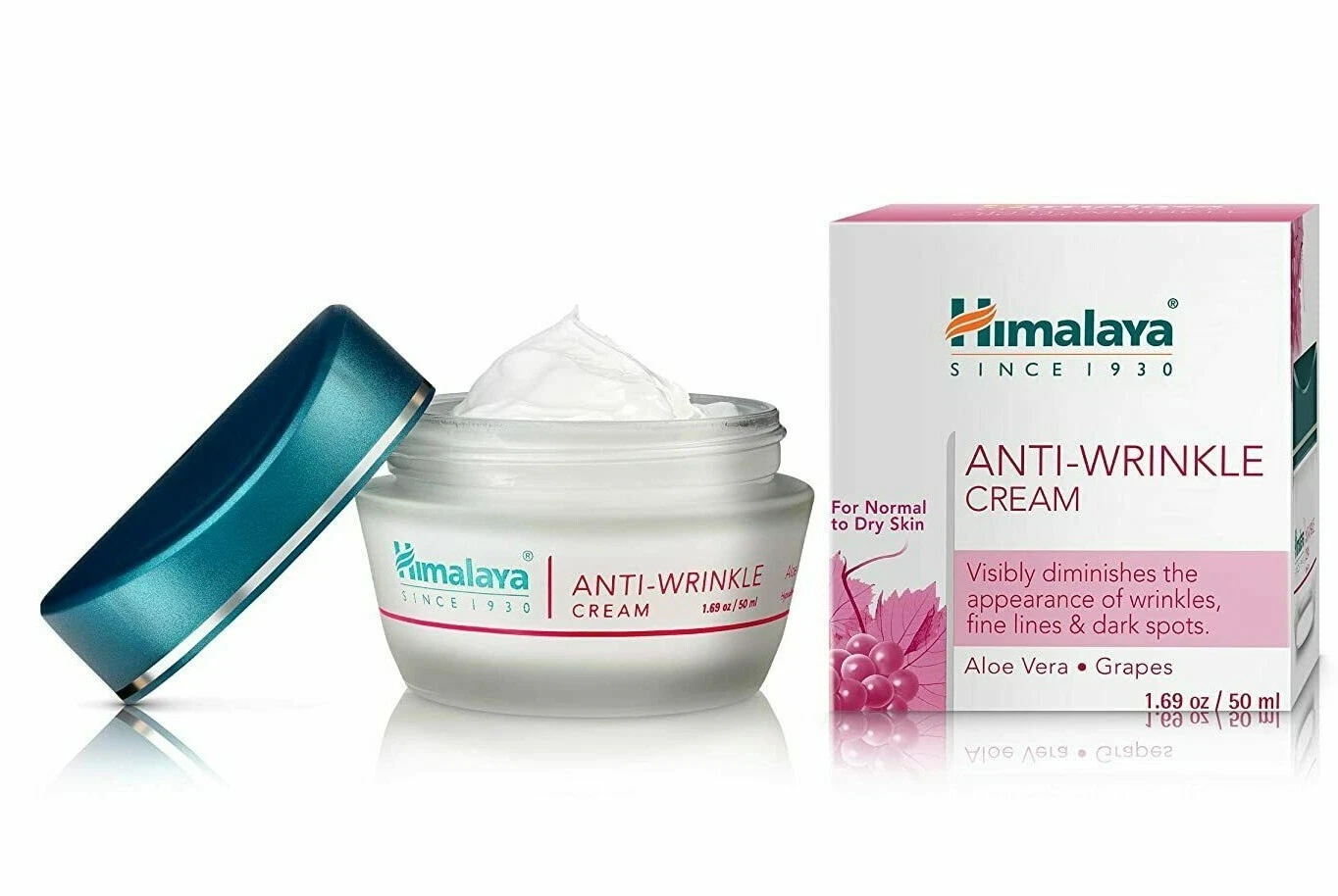 Himalaya Anti Wrinkle Cream with Grapes and Aloe Vera 50gm FREE SHIP