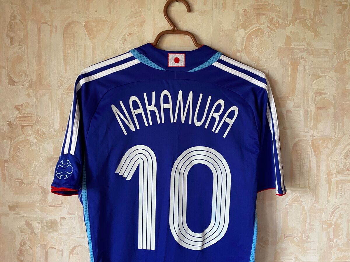JAPAN 2006 2008 Home Football Shirt #10 NAKAMURA Jersey JAPAN 2006 2008 Home Football Shirt #10 NAKAMURA Jersey