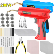 200W Hot Stapler Plastic Welding Car Bumper Repair Welder Gun Kit W/1200 Staples