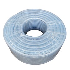 100m Gewebeschlauch PVC Faser Verst&auml;rkt transparent 5/16 Zoll Wasser Luft