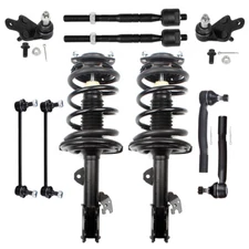 For 2007-2011 TOYOTA Camry Front Complete Struts Ball Joints Tierod Sway Bar