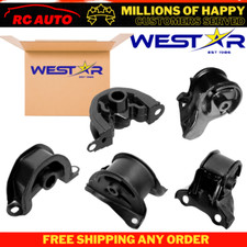Engine Motor Trans Mount For 1994-1995 Honda Civic 1.5l Cx For Manual Set 5pcs