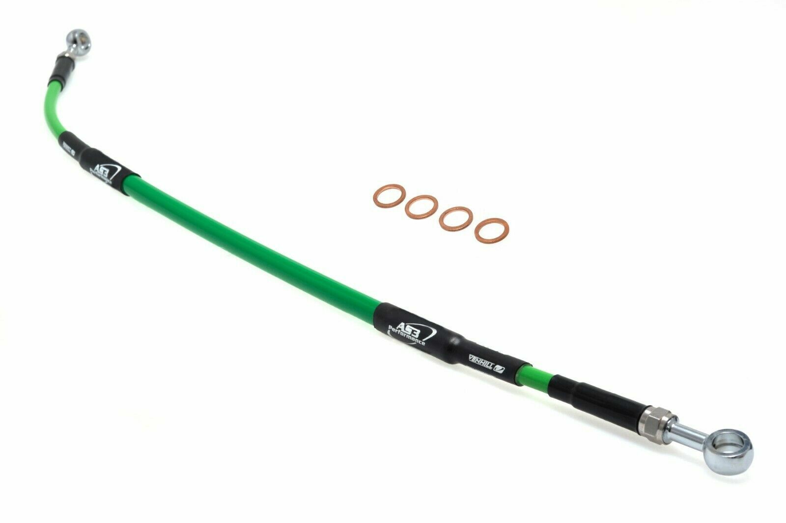 AS3 VENHILL REAR BRAKE LINE HOSE for KAWASAKI KX 125 250 1989 KX 500 89-90 94-95