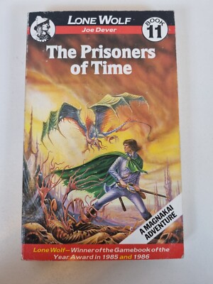 The Prisoner of Time World of Lone Wolf Game Book 11 Joe Dever 1987