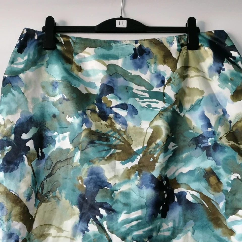 Jones New York Collection Mujer Multicolor Floral Falda Lápiz Talla Grande 18W Foto 3 de 4