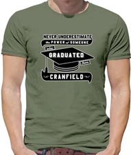 Cranfield Graduate - Mens T-Shirt - Grad Student Uni University Airport