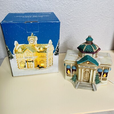 Brinn's Porcelain Lighter Mini Old Towne Village BCX-1767 Vtg Christmas House