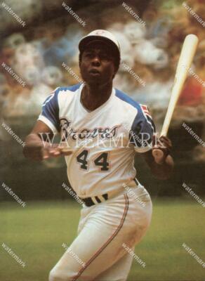 GC737 Hank Aaron Milwaukee Braves Big Swing Baseball 8x10 11x14 16x20 Photo