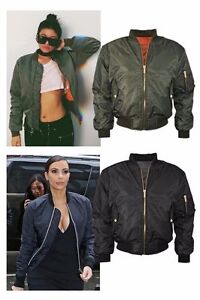 ladies padded bomber jacket