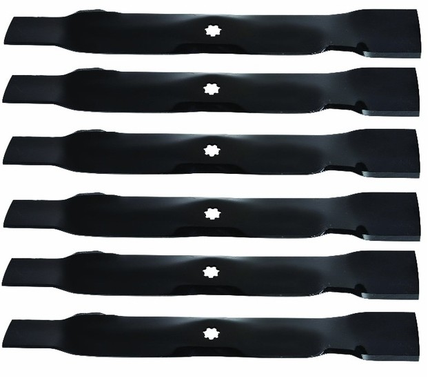 (6) 42" Mower Deck Blades for John Deere AM137333, D110, D120, D100 eBay