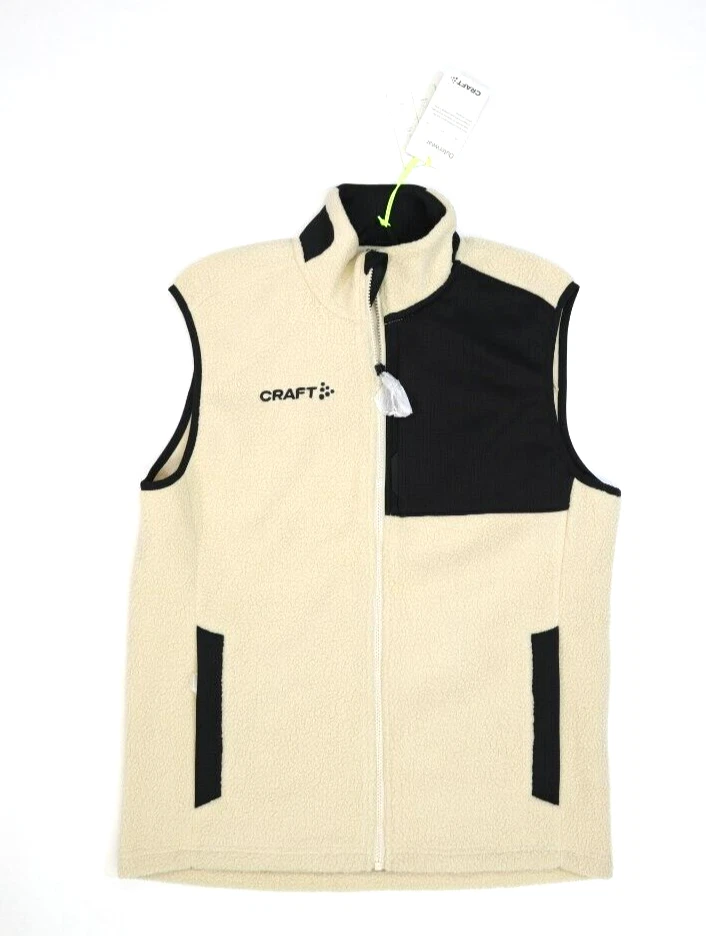 Craft ADV Explore Pile Fleece Vest Full Zip Jacket Cream Ecru Zip Pockets Mens M
Opens in a new wind