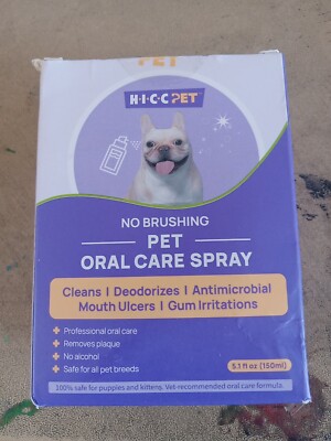 Oral Care Spray for Dogs and Cats, Anti Inflammatory Breath Care