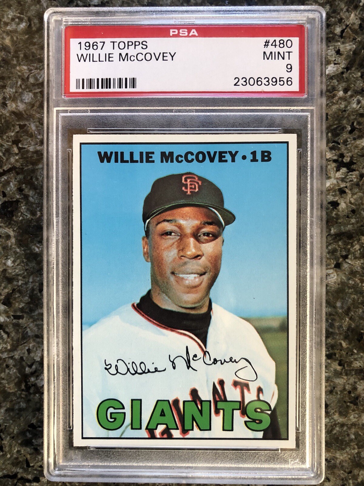 1967 Topps #480 Willie McCovey PSA 9 MINT *San Francisco Giants*