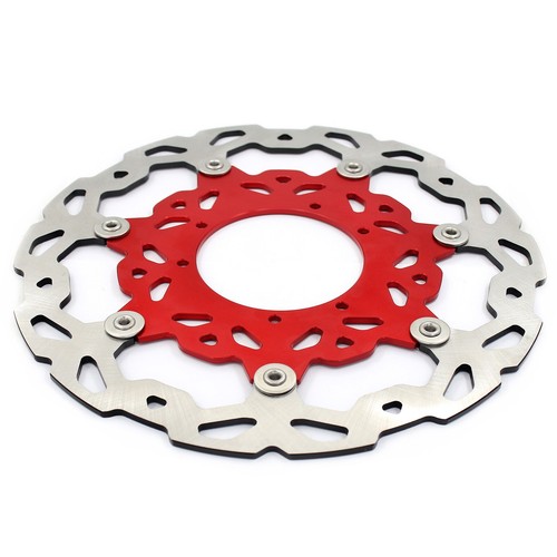 KKE Oversize Float 320MM Disc Rotor Fit Honda CRF250R CRF450R CR125R CR250R Red - Picture 7 of 10
