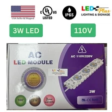 LED MODULES, LED WATERPROOF STORE LIGHTS, STORE WINDOW DISPLAY 110V 3W IP65 80FT