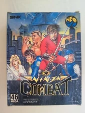 NEOGEO AES -- NINJA  COMBAT -- Carton box. JAPAN GAME SNK. 61943