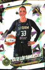 2025 Panini Prizm WNBA Ice Prizm #82 Katie Lou Samuelson