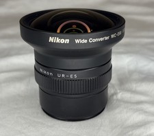 Nikon Wide-Angle Converter WC-E68 0.68x  AH37 w/ Nikon UR-E5 Adapter