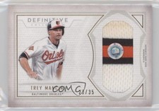 2019 Topps Definitive Collection Jumbo Relic 23/35 Trey Mancini #DJRC-TM 13iq