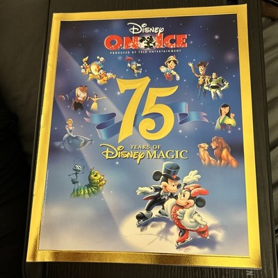 1999 75th ANNIVERSARY DISNEY ON ICE Program Guide