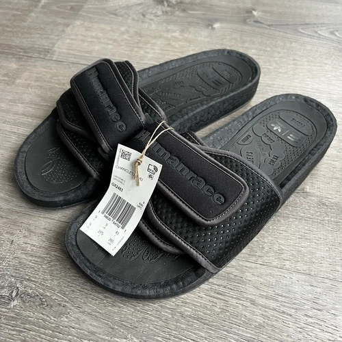 Adidas Pharrell Williams HUMAN RACE Triple Black BOOST Slide GX2483 Uomo Taglia 9