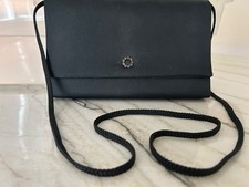 Vintage Soft Satiny Black Clutch/Shoulder Evening Bag Nordstrom Handmade China