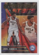 2019-20 Panini Donruss Fantasy Stars Holo Red Laser 37/99 Joel Embiid #5 s1i