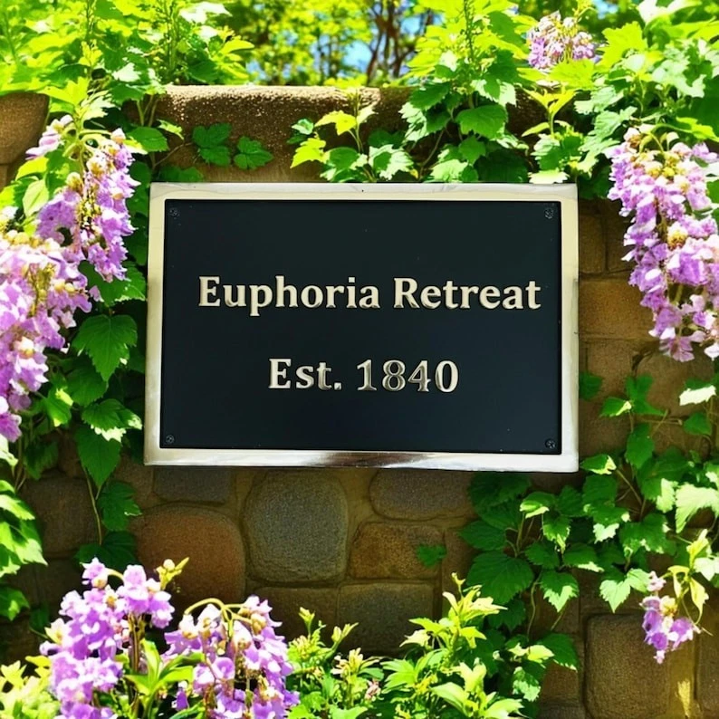 Customized classic brass signs - Nautical signs and plaques - Heavy duty 3D - Image 2 of 4