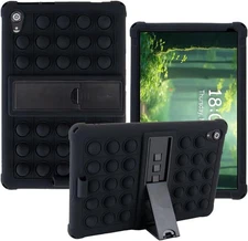 Case for Urao C107 Tablet, 10.1 inch Tablet Soft Silicone Black 