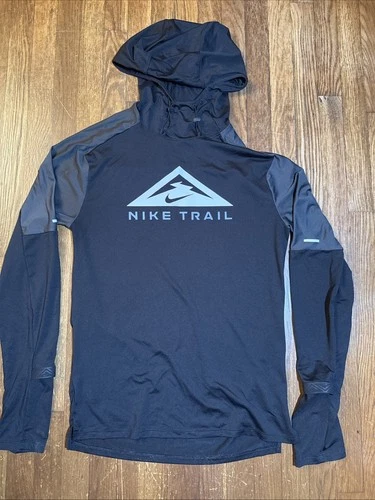 Nike Trail Logo Dri-FIT Pullover Hoodie Shirt  DV9324-010 Extra Small - product listing photo