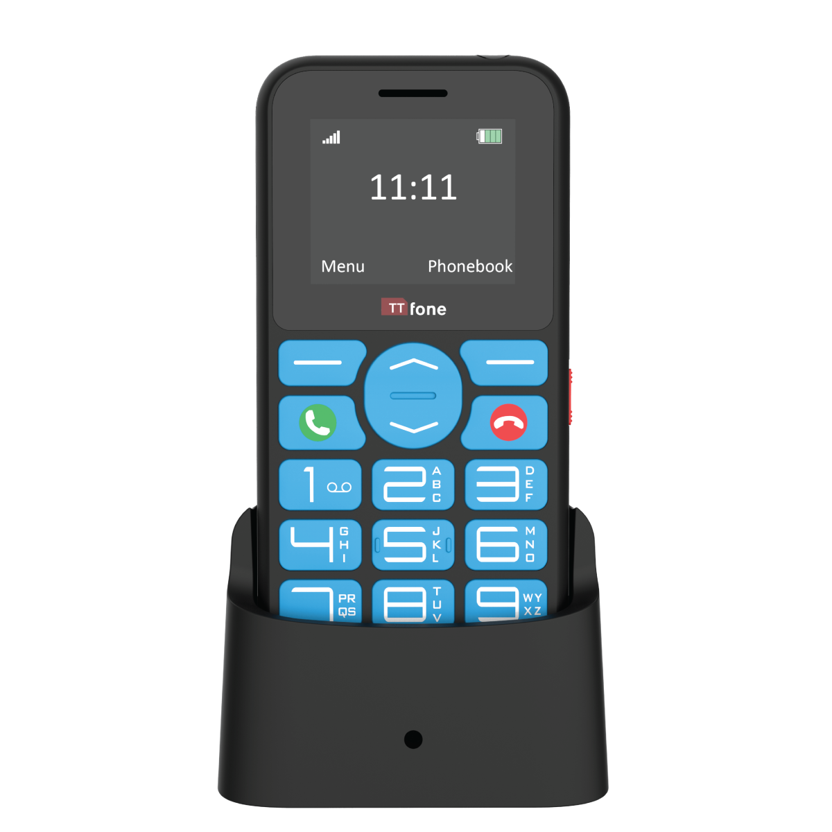 Ttfone Tt190 Big Button Basic Senior Unlocked Emergency Mobile Phone - Simple Cheapest Phone With Dock Charger And Ee Sim Card - Image 2