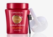 Connoisseurs Fine Jewelry Cleaner Iconic Red Jar 8 fl oz | For Gold Diamond