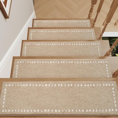 Stair-Treads Non Slip Indoor, Stair Treads for Wooden Steps 1PC, Soft Carpet ...