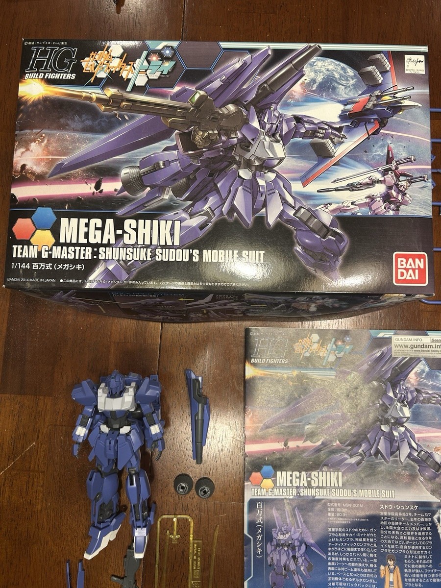 BANDAI HG MEGA-SHIKI 1/144 BUILD FIGHTERS Gundam PreBuilt Used