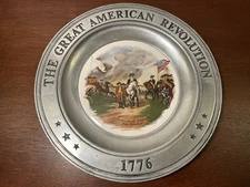 Surrender Of Cornwallis The Great American Revolution 1776 Pewter Plate
