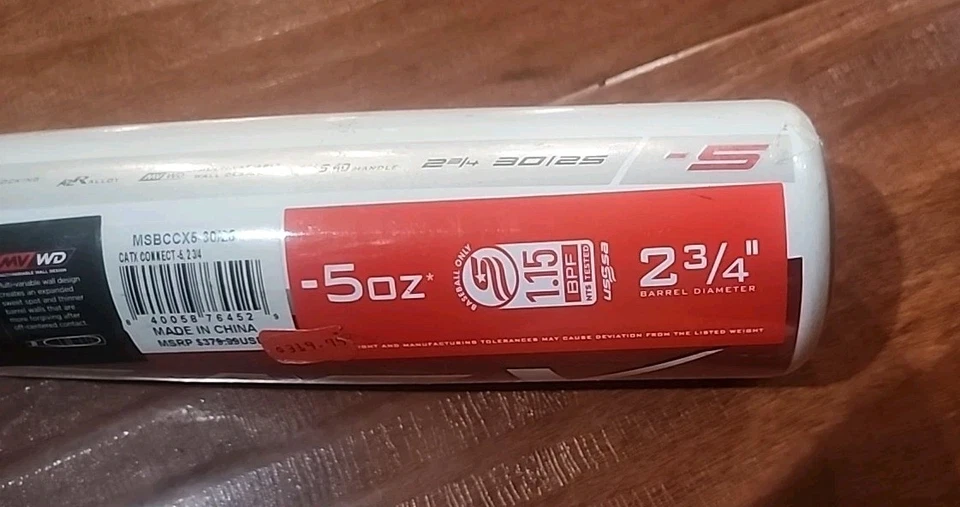Bate de béisbol Marucci CATX Connect -5 USSSA 30"/25 oz MSBCCX5 Foto 2 de 4