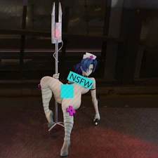 1/24 Resin Doll Sexy doctor Girl Nsfw Statue Unpainted Unassembled Model Kit Toy